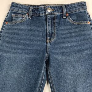 WILD FABLE High Rise Straight Ankle Crop Jeans Size 00 Frayed Hem Skimmer Denim